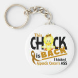 Chick Is Back Appendix Cancer Keychains