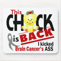 Chick Is Back Brain Cancer mousepads