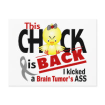 Chick Is Back Brain Tumor postcards