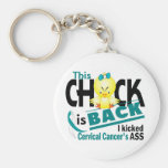 Chick Is Back Cervical Cancer Key Chain