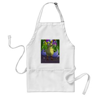 Chick is Born Among Tulips apron