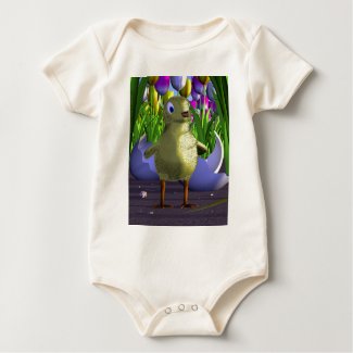 Chick is Born Among Tulips shirt
