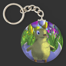 Chick Keychain