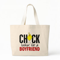 Chick Lookin’ For A Boyfriend bags by chicktees Chick Lookin’ For A Boyfriend bags
