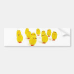 Chick magnet chillin with my peeps funny photo bumper sticker Chick magnet chillin with my peeps funny photo bumper sticker