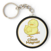 Chick Magnet Keychains