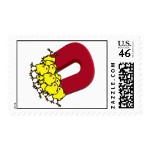 Chick Magnet Postage Stamps