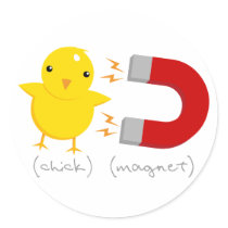 Chick Magnet! stickers