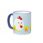Chick 'n chicks, Happy Easter! Coffee Mugs