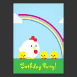 Chick 'n chicks invitations