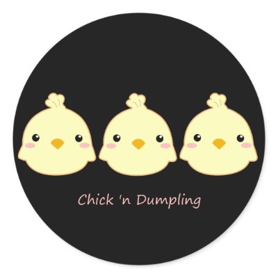 Chick 'n Dumpling Stickers by Nashiil