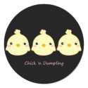 Chick 'n Dumpling Stickers by Nashiil Chick 'n Dumpling Stickers