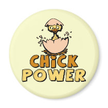 Chick Power T-shirts and Gifts For Her magnets by sagart1952 Chick Power T-shirts and Gifts For Her magnets
