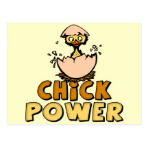 Chick Power T-shirts and Gifts For Her Postcard