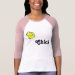 Ladies 3/4 Sleeve Raglan (Fitted)