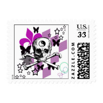 Chick Skull postage