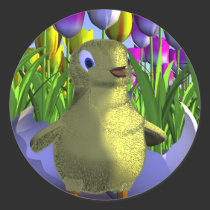 Chick Sticker stickers