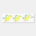 Chick Stickers (Three) bumper stickers