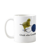 Chick who Crochets Coffee Mug