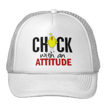 Chick With An Attitude Hats