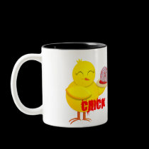 Chick with Brains mugs