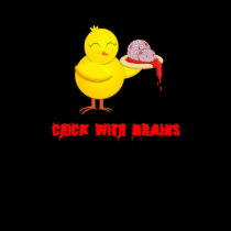Chick with Brains t-shirts