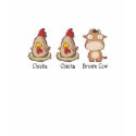 Chicka Chicka Brown Cow t-shirts
