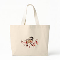 Chickadee Canvas Bag