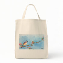 Chickadee Canvas Bag