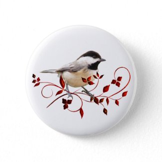 Chickadee button