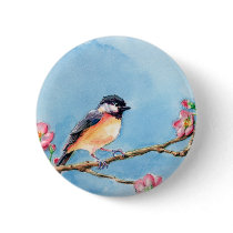 Chickadee Pinback Buttons