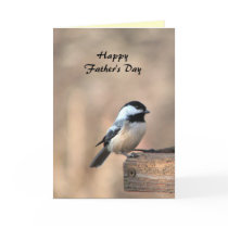 Chickadee Father's Day Cards
