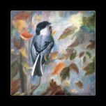 Chickadee In the Fall Magnet magnets