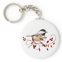 Chickadee Keychain