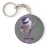 chickadee keychain