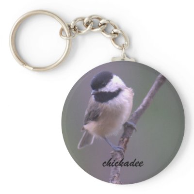 chickadee keychain by bbug123