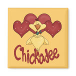 Chickadee Refrigerator Magnets