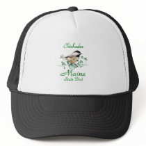 Chickadee Maine State Bird Mesh Hats