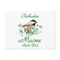 Chickadee Maine State Bird Post Cards