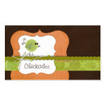 Chickadee {orange} Business Cards