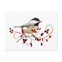Chickadee Post Card