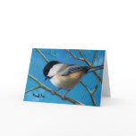 CHICKADEE THANK YOU CARD