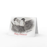 Chickadees in Winter Greeting Card