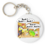 Chicken and frog keychains