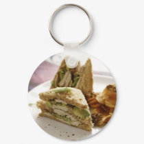Chicken Avocado Club Keychain