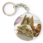 Chicken Avocado Club Keychain
