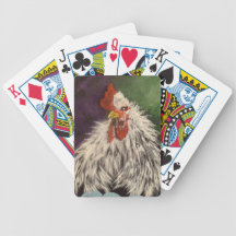 chicken bicycle poker cards