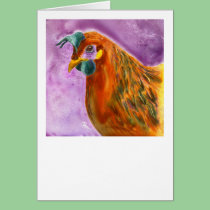 Chicken Card - "Henny Penny"