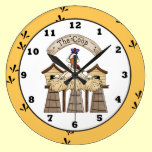 Chicken Coop country wall clock wall clocks