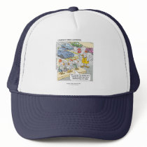 Chicken Crossing Road Funny Cap hats